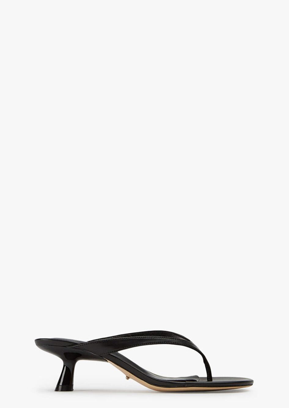 Tony Bianco Sleek Black Krista Sandals Size 11